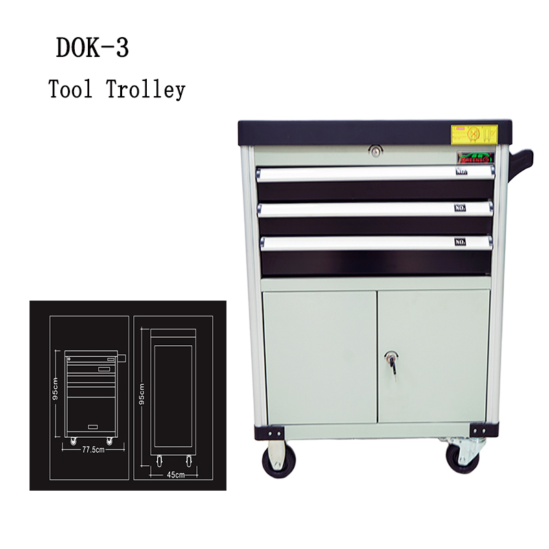 3-Drawer Gray Tool Storage Cab - Auto Repair Shop Warranty incelemesi ve fiyatı