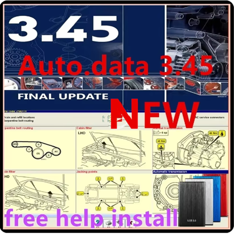 Auto Data 3.45 auto data car s - Auto Repair Shop Equipment incelemesi ve fiyatı