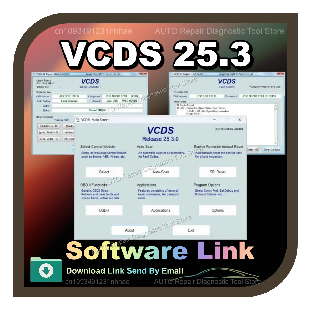 NEW UPDATE SOFTWARE VCDS VAG C - Auto Repair Shop Equipment incelemesi ve fiyatı